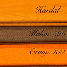 Тринитка діагональ Hardal/Kahve 326/Oranje 100