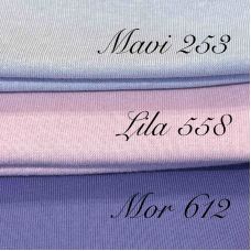Тринитка начіс Mavi 253/Lila 558/Mor 612
